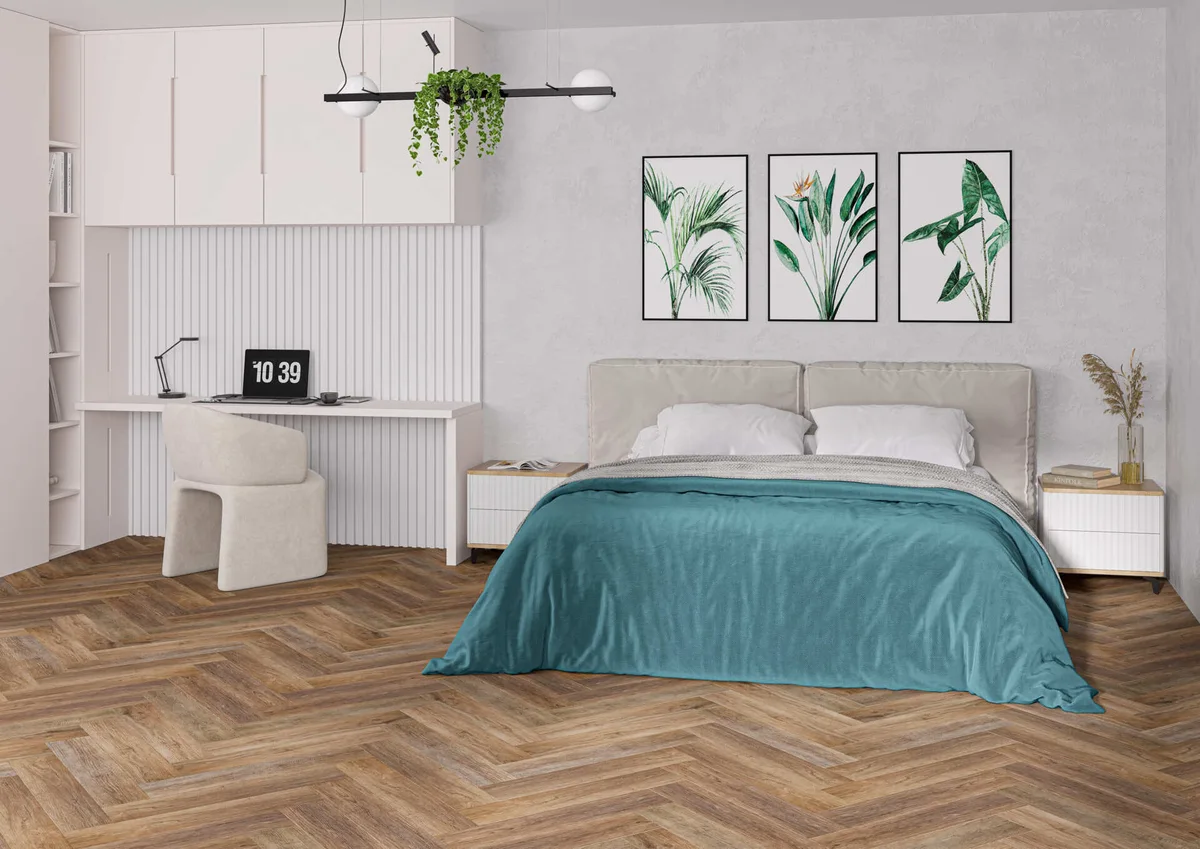 Кварцвиниловый SPC ламинат Alta Step Encanto Лукка SPC4507 венгерская елка 630×126×4,3